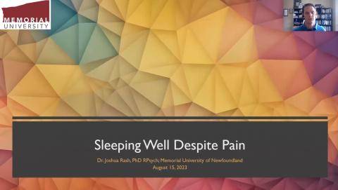 How to sleep well with pain
